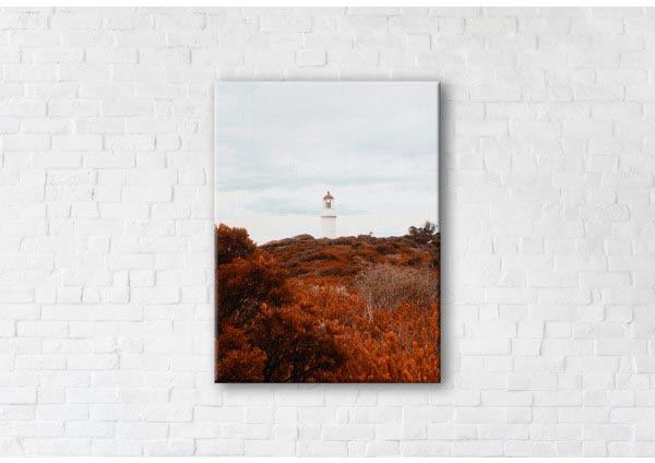 

Картина на холсте IBR Lighthouse and Autumn 75x100 см