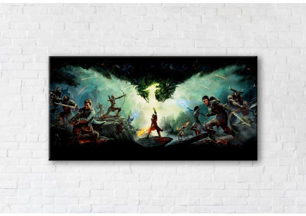 

Картина на холсте IBR Dragon Age: Inqusition 40x80 см