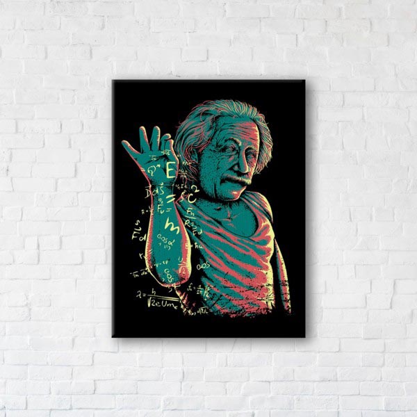 

Картина на холсте IBR Einstein 110x145 см