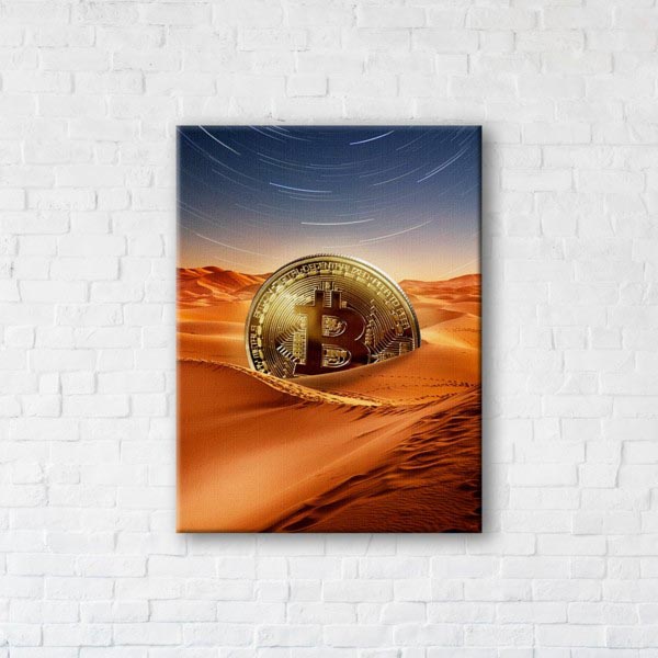 

Картина на холсте IBR Gold In Desert 50x65 см