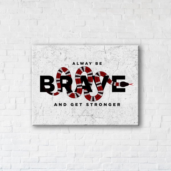 

Картина на холсте IBR Be Stronger 45x60 см