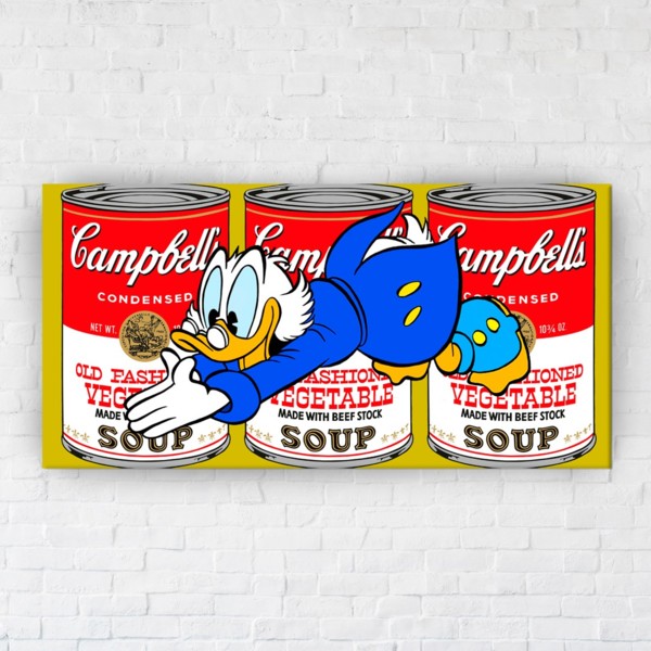 

Картина на холсте IBR Campbell's McDuck 40x80 см