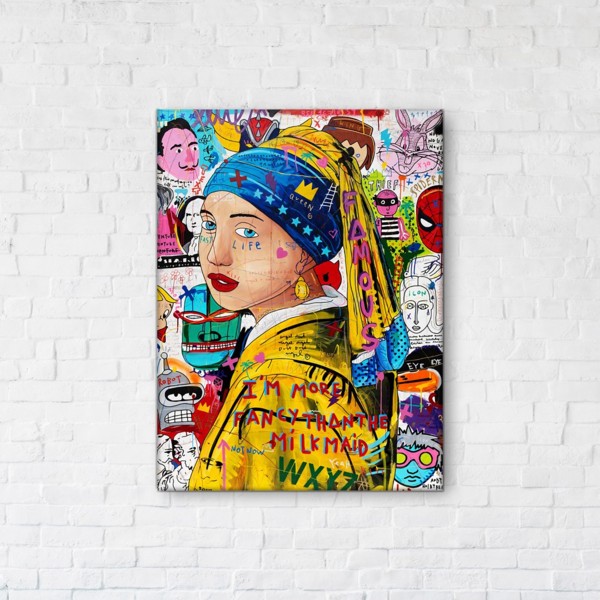 

Картина на холсте IBR Pearl Earring 45x60 см