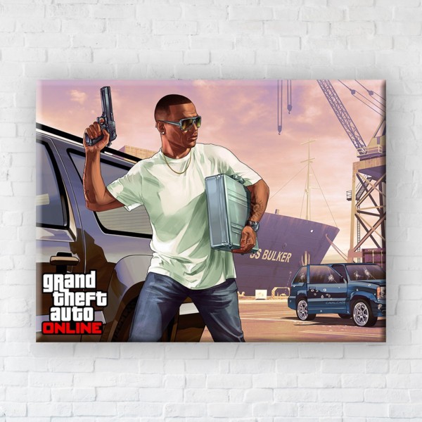 

Картина на холсте IBR GTA Online 45x60 см