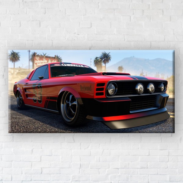 

Картина на холсте IBR GTA Redwood 70x140 см
