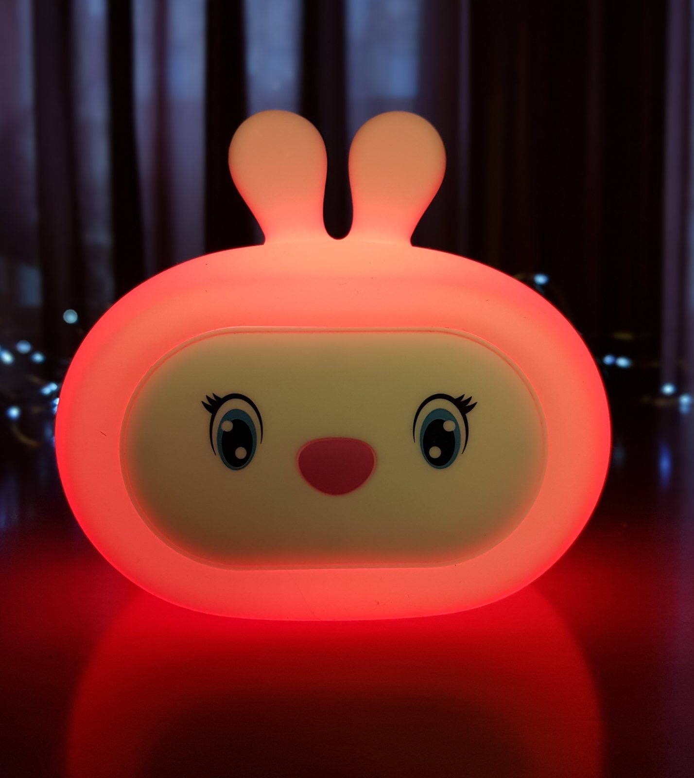 

Силиконовый музыкальный ночник 3DTOYSLAMP Зайчик Soothing Light 7 колыбельных, 7 цветов свечения