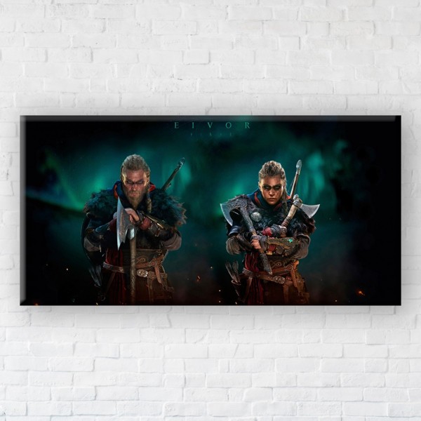 

Картина на холсте IBR Vikings Eivor 70x140 см