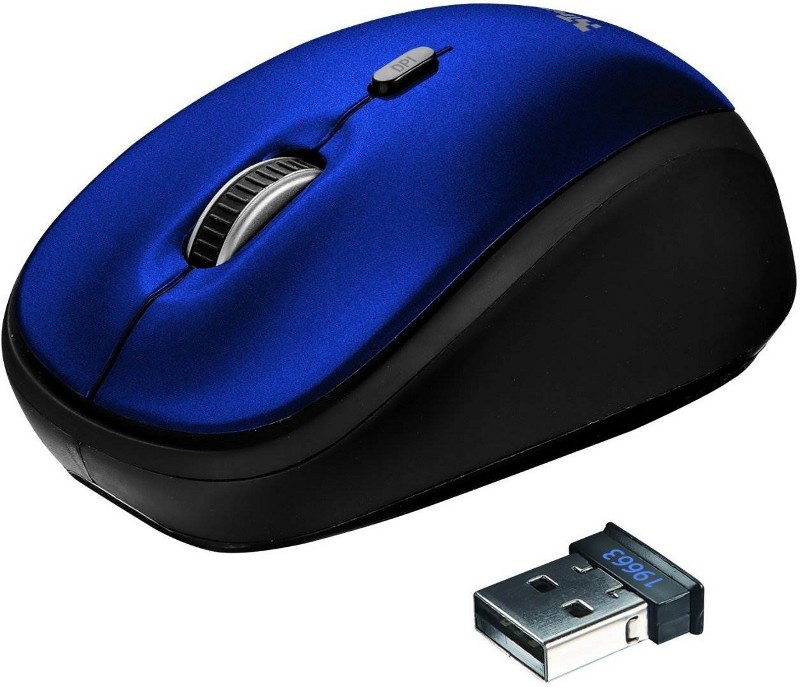 

Мышь беспроводная Trust Yvi (19663) Blue USB