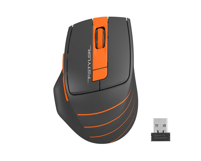 

Мышь беспроводная A4Tech FG30S Orange/Black USB