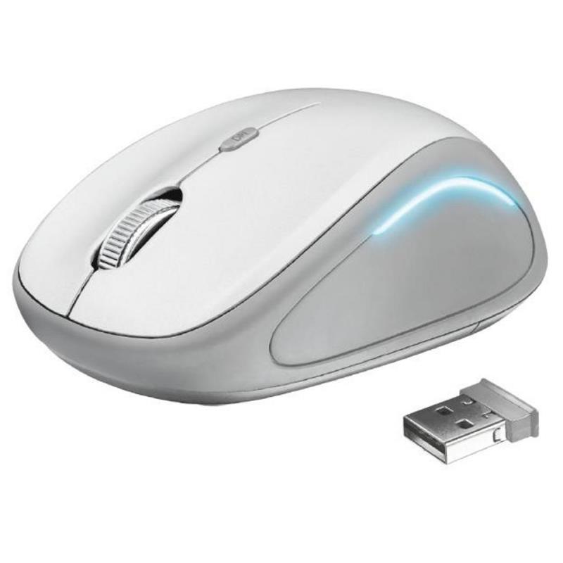 

Мышь беспроводная Trust Yvi FX (22335) White USB