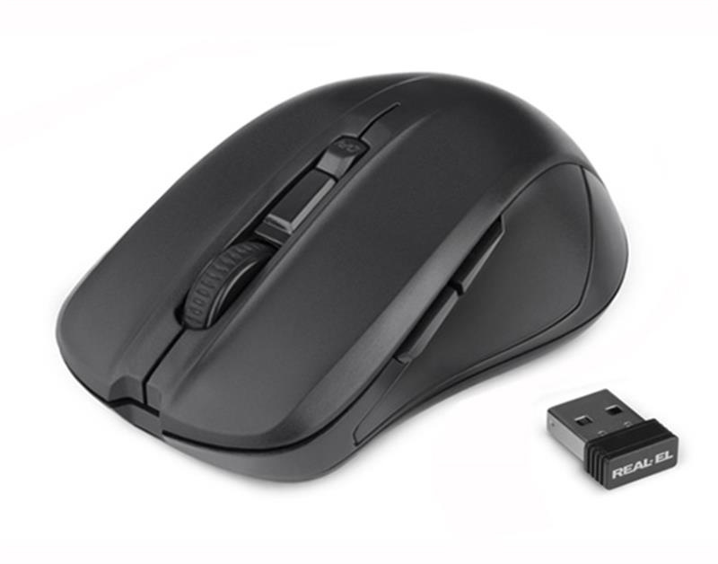 

Мышь беспроводная REAL-EL RM-307 Black USB UAH