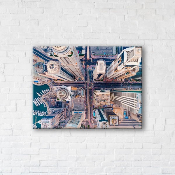 

Картина на холсте IBR Dubai From A Height 75x100 см