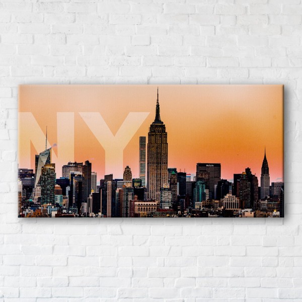 

Картина на холсте IBR New York 50x100 см