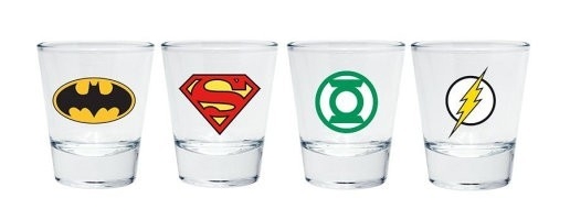 

Набор стаканов DC COMICS 4 shot glasses set Emblem 4 шт по 50 мл (ABYVER086)