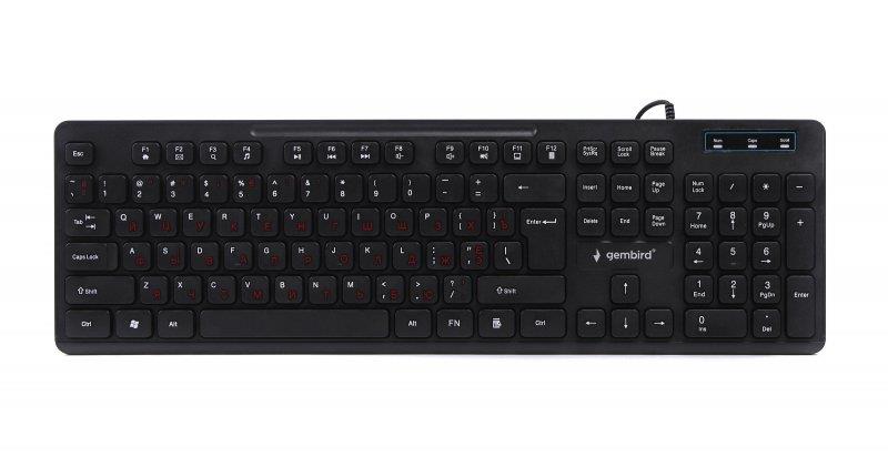 

Клавиатура Gembird KB-MCH-04-UA Black USB UKR