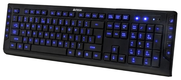 

Клавиатура A4Tech KD-600L "Led" Black USB