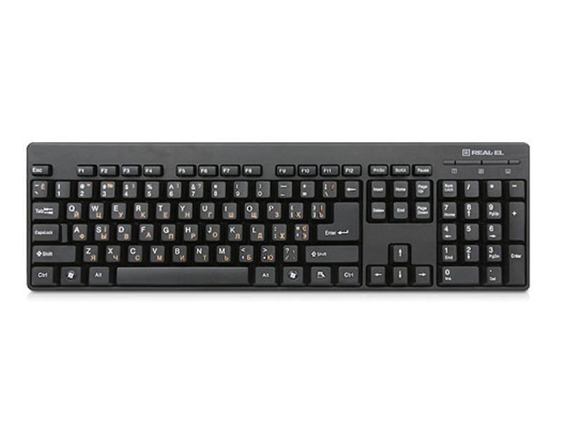 

Клавиатура REAL-EL Standard 502 Black USB UAH