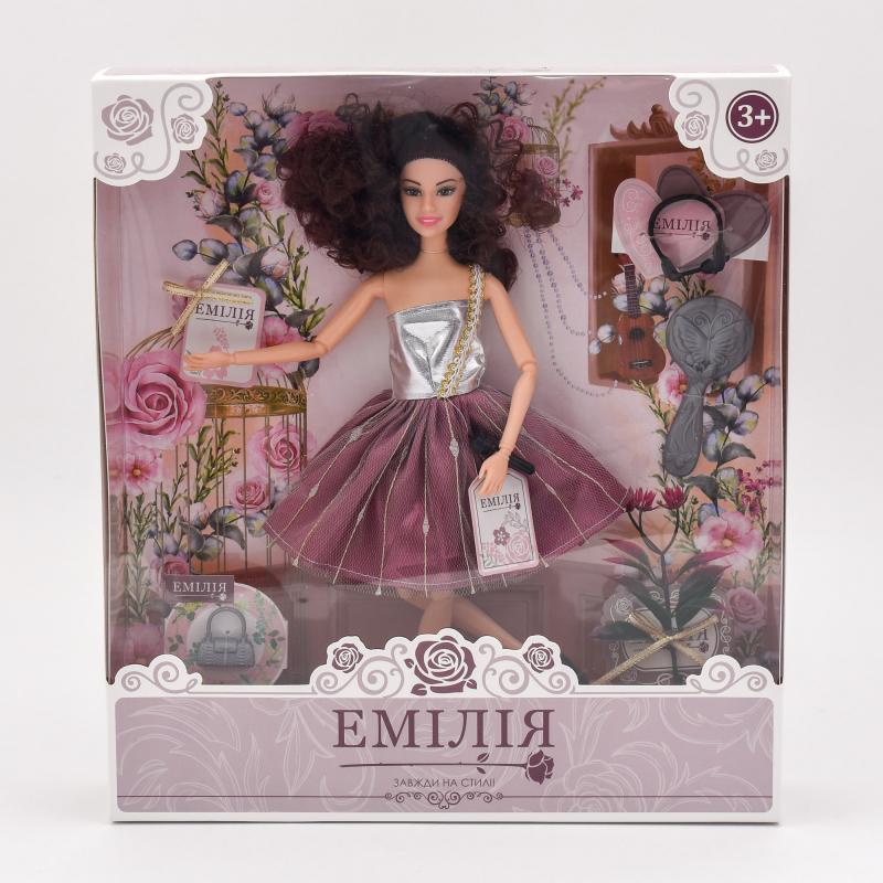 

Кукла с каштановыми волосами Emily 30 см