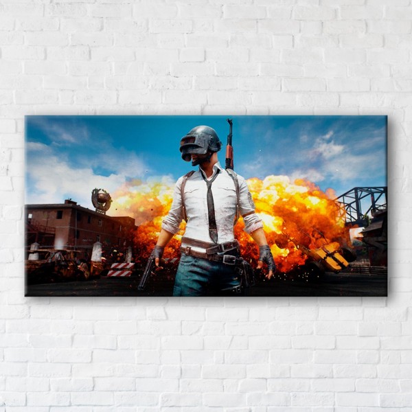 

Картина на холсте IBR PUBG 60x120 см