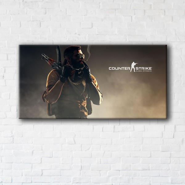 

Картина на холсте IBR CS Go 70x140 см
