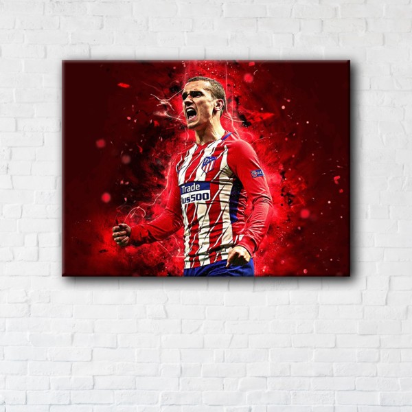 

Картина на холсте IBR Antoine Griezmann 70x140 см