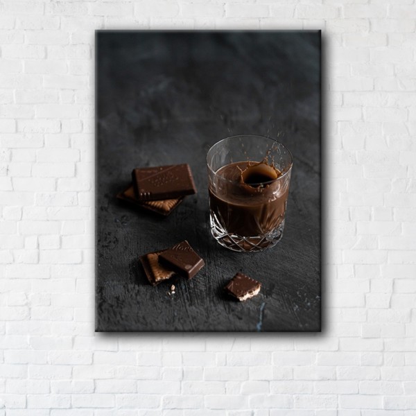 

Картина на холсте IBR Coffee with Chocolate 50x65 см