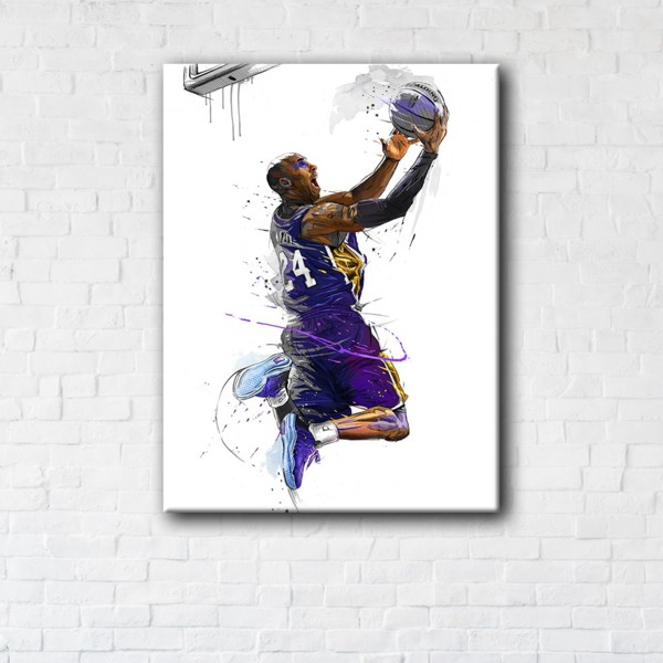 

Картина на холсте IBR Kobe Bryant 110x145 см