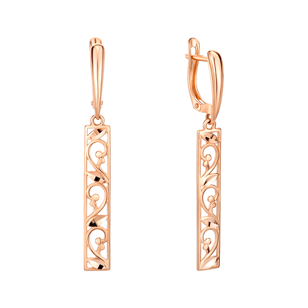 

Серьги-подвески из красного золота 000146039