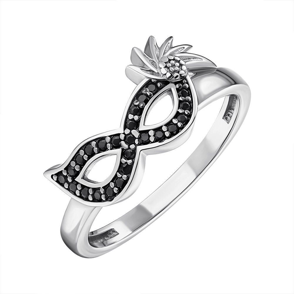 

Серебряное кольцо с фианитами 000149747 18.5 размера