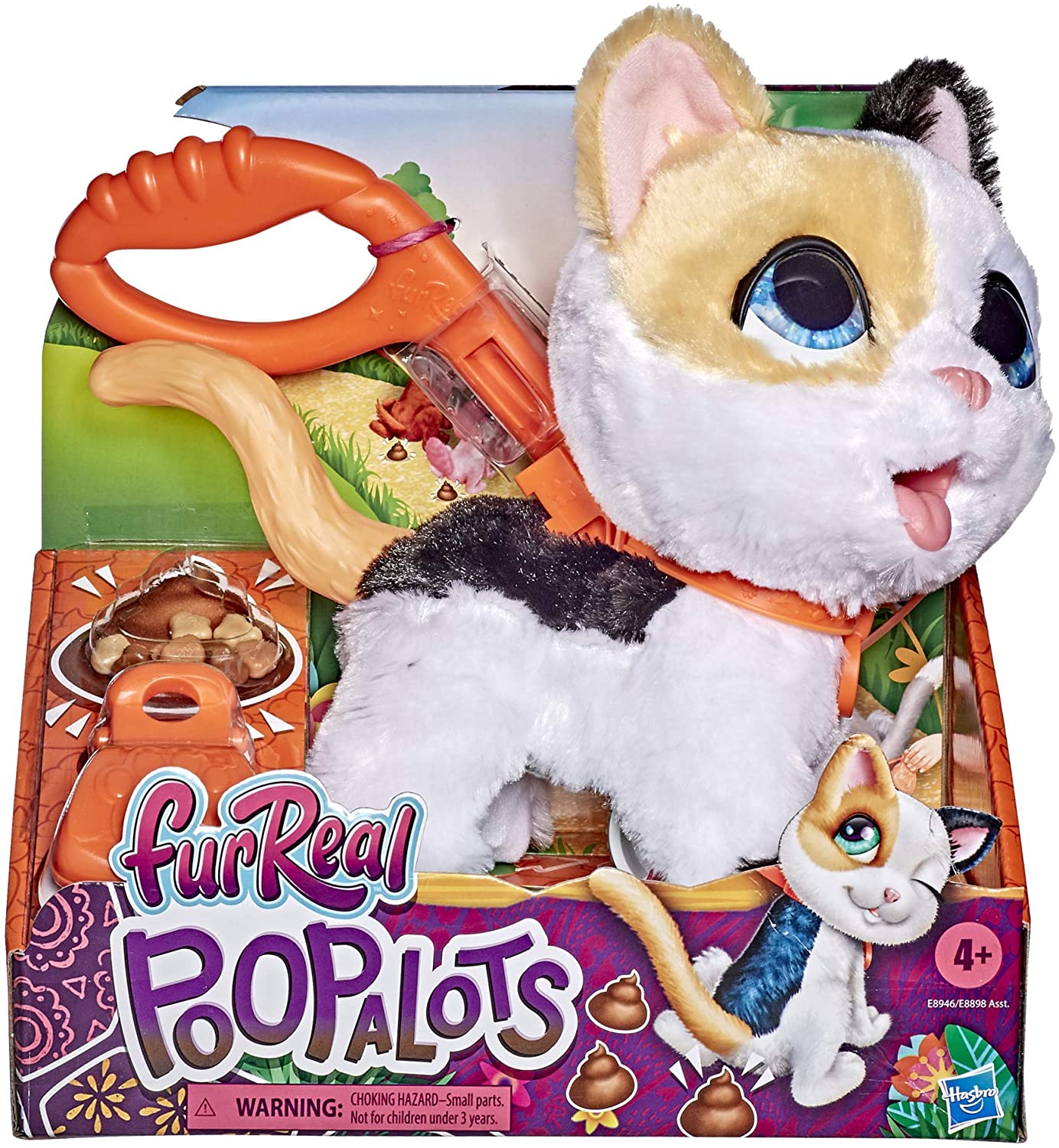 

Интерактивная игрушка Котёнок на поводке с кормом furReal POOPALOTS Hasbro E8946