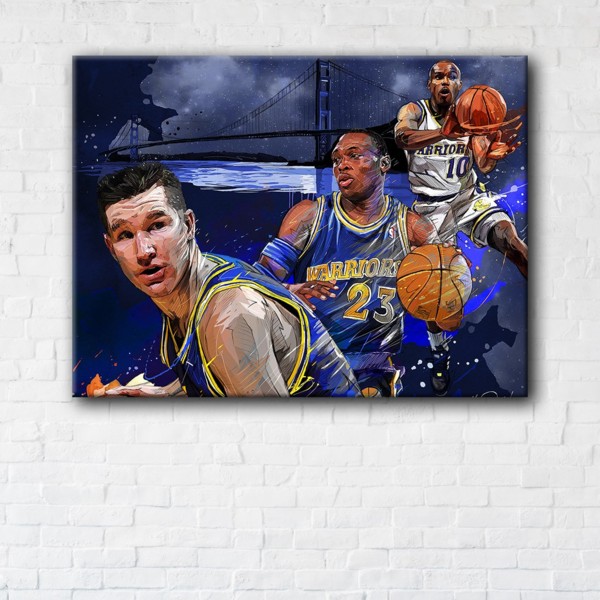 

Картина на холсте IBR NBA Golden State Warriors 110x145 см