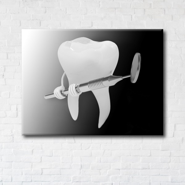 

Картина на холсте IBR Tooth fighter 75x100 см