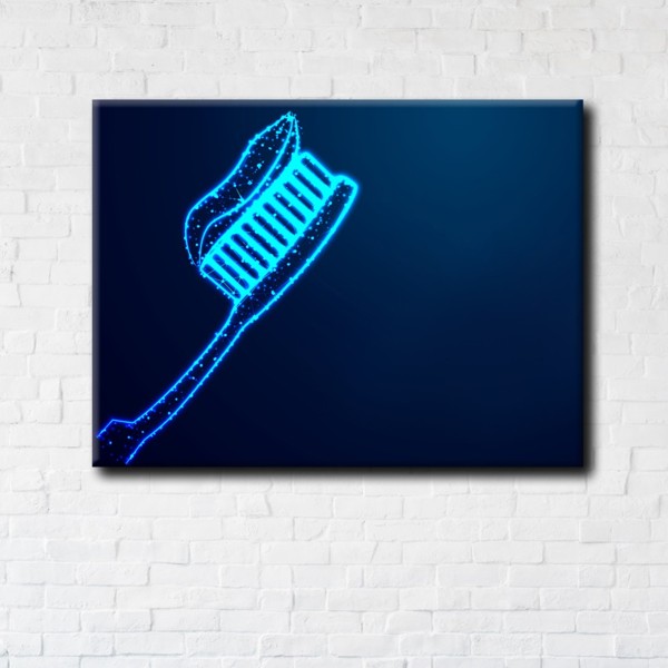 

Картина на холсте IBR Toothbrush 75x100 см