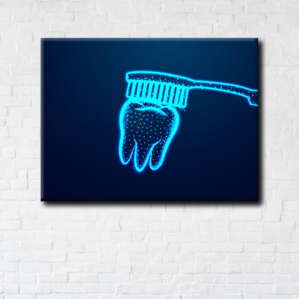

Картина на холсте IBR Brushing Teeth 75x100 см