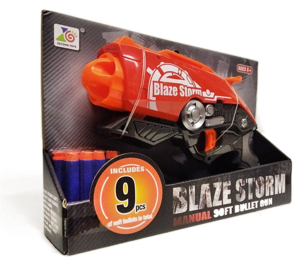 

Бластер Типа Нёрф Blaze Storm Револьвер ZC7099