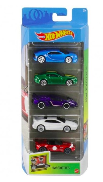 

Набор 5 машинок Hot Wheels HW EXOTICS 1:64 (GTN33)