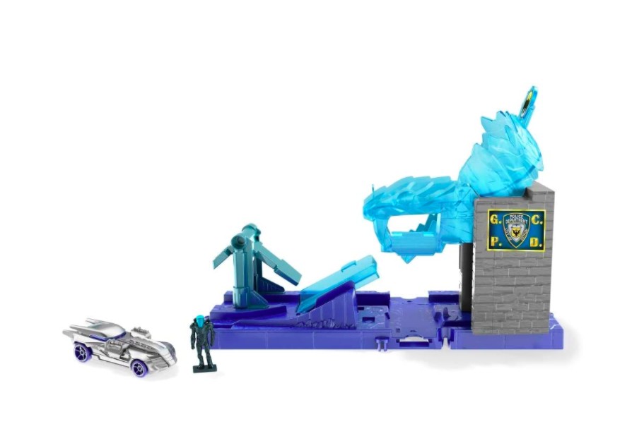 

Игровой трек Hot Wheels DC MR. Freeze PS Vehicle Мистер Фриз Холод (GBW53)