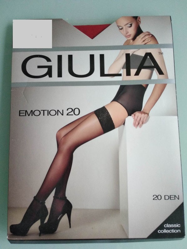

Чулки Giulia /-XS/S красный, Чулки Giulia 1/2-XS/S красный