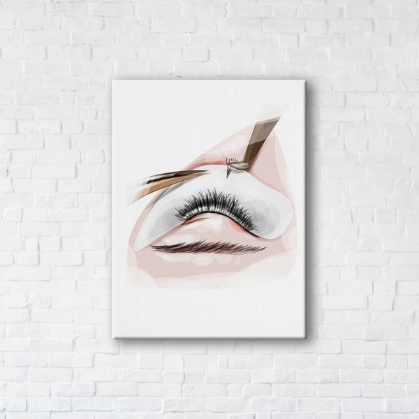 

Картина на холсте IBR Eyelashes 45x60 см