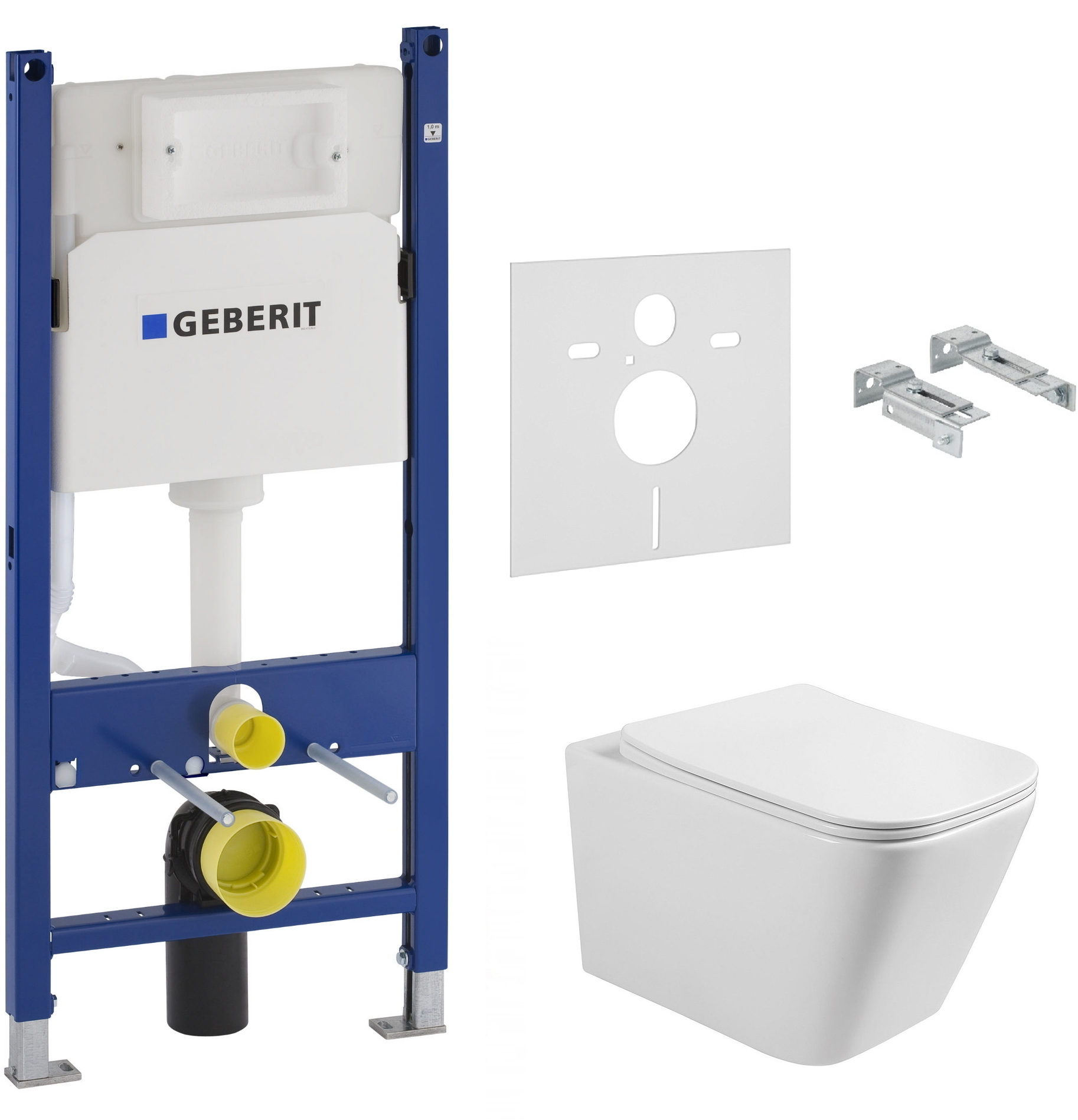 

Инсталляция GEBERIT Duofix 458.126.00.1 + унитаз VOLLE Libra S Rimless 13-41-160S с сиденьем Slim Soft Close