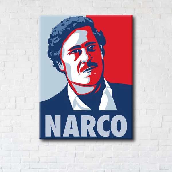 

Картина на холсте IBR Pablo Escobar 110x145 см