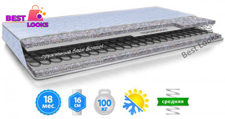 

Матрас двусторонний 160х200 Велам ТРЕНД-ЛАЙТ