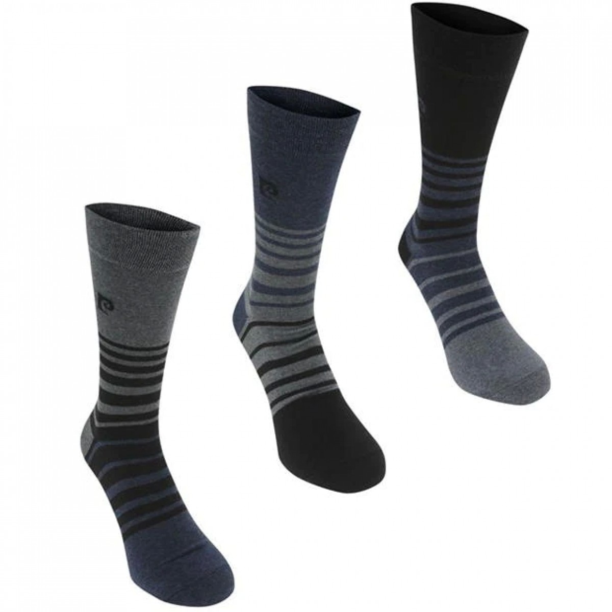 

Носки Pierre Cardin 3 Pack Fashion Blue/Blk Stripe, Универсальный