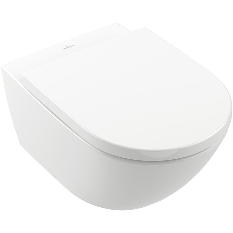 

Унитаз подвесной VILLEROY & BOCH Subway 3.0 DirectFlush 4670TS01 с сиденьем Soft Close