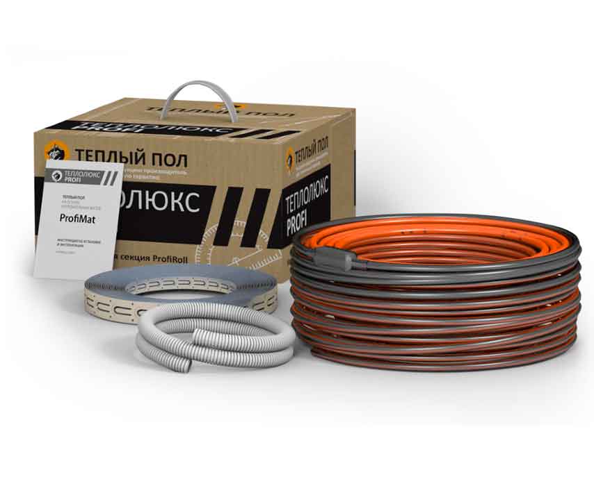 

Нагревательный кабель Teploluxe ProfiRoll 14 м.кв - 2025 Вт - 116.5м
