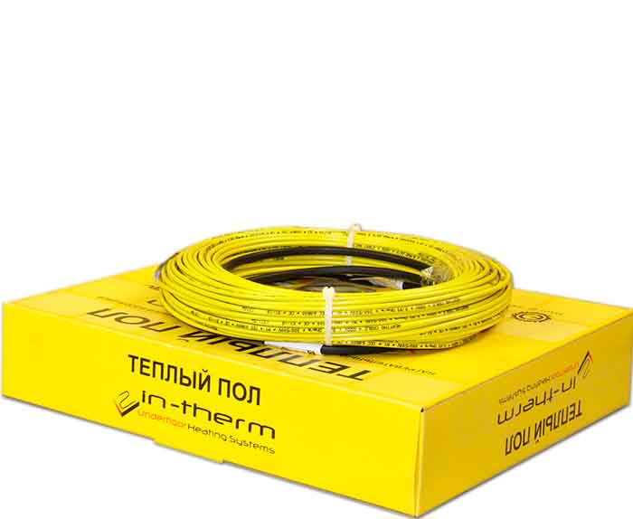 

Тонкий кабель под плитку In-Therm ADSV-20 14.5 м.кв - 2330 Вт - 116м