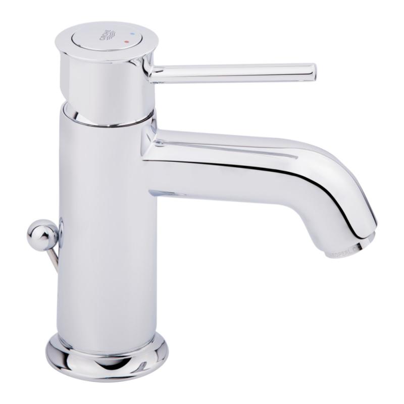 

Смеситель для умывальника Grohe BauClassic 23161000 с донным клапаном