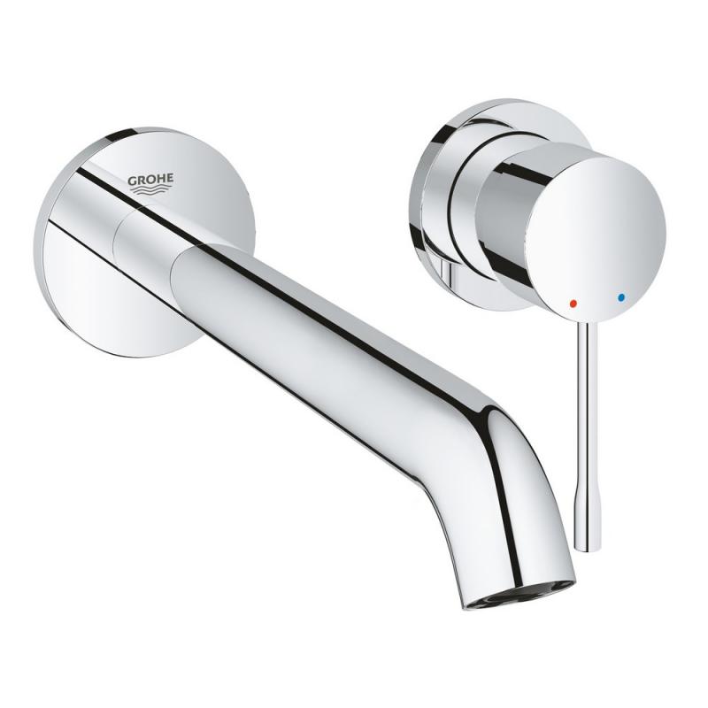 

Смеситель для раковины Grohe Essence 19967001 на два отверстия со стены L-Size