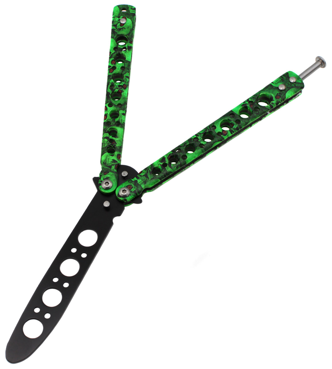 

Нож бабочка Тренировочная Skall 301-4 Green (t8088)