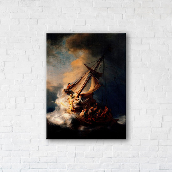 

Картина на холсте IBR Christ during a storm 75x100 см